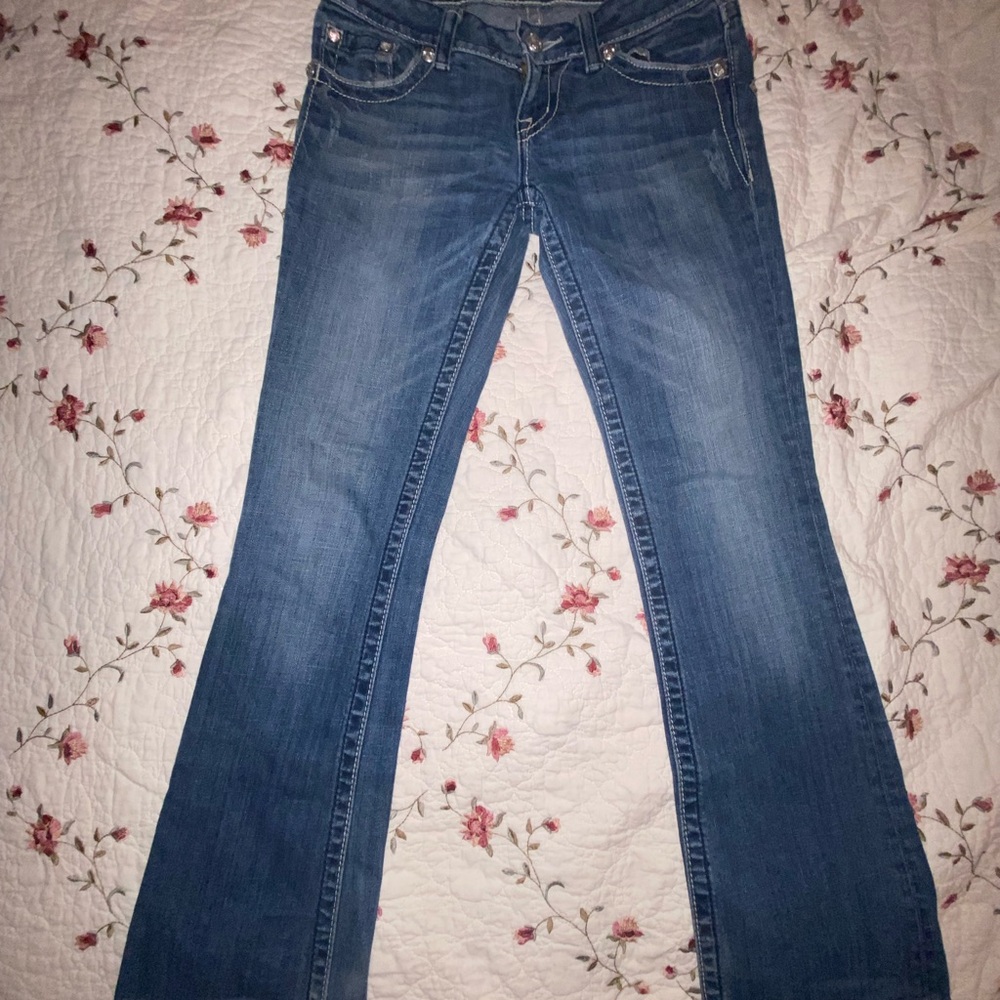 Miss Me Blue Bootcut Jeans